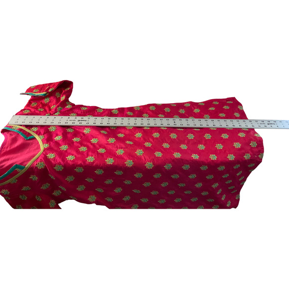 Pink Embroidered Kurta Traditional Ethnic Wear Size Medium - Picture 8 of 10